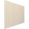 Ekena Millwork 48H x 1/4T Adjustable Wood Slat Wall Panel Kit w/ 2W Slats, Birch contains 22 Slats SWW66X48X0250BI - alternate 6